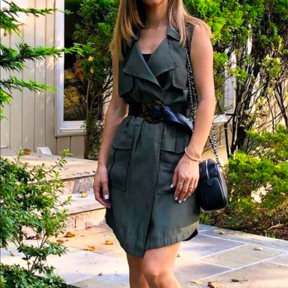 Beautiful TROUVE’ belted vest. Size S